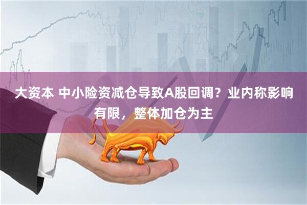 大资本 中小险资减仓导致A股回调？业内称影响有限，整体加仓为主
